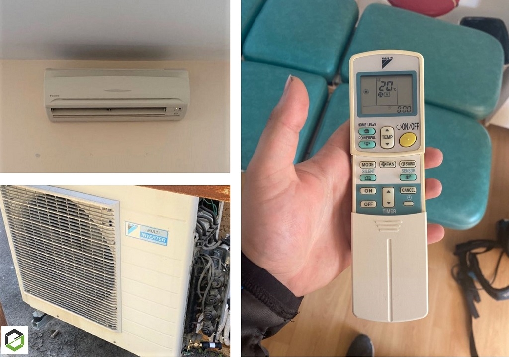 Consultez la chantier : entretien d'une climatisation quadri-split murale daikin