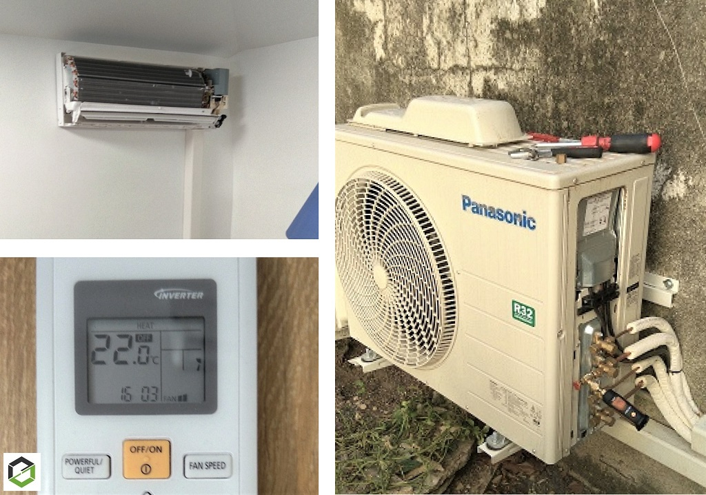Consultez la chantier : entretien d'une climatisation bi-split mural panasonic