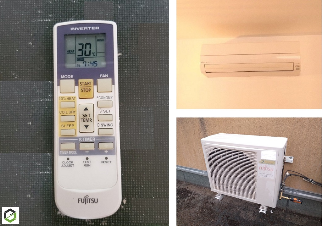 Consultez la chantier : entretien d'une climatisation mono-split murale fujitsu atlantic