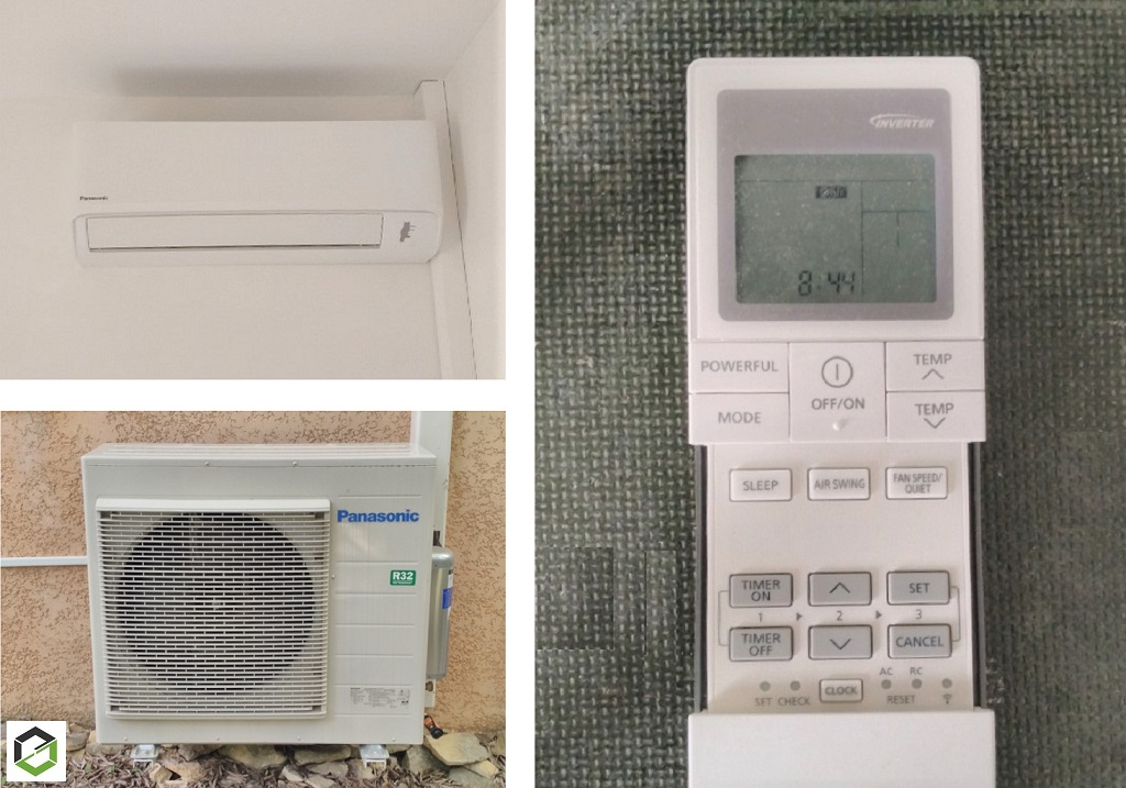 Consultez la chantier : entretien et nettoyage d'une climatisation tri-split mural panasonic