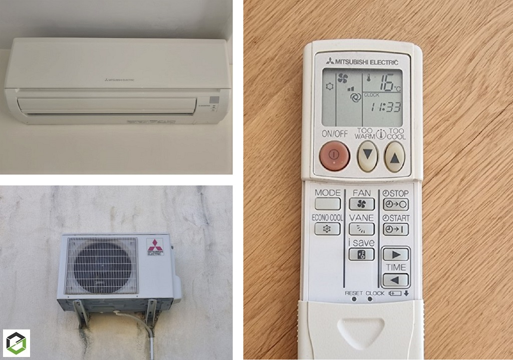 Consultez la chantier : entretien et nettoyage d'une climatisation mono-split murale mitsubishi 