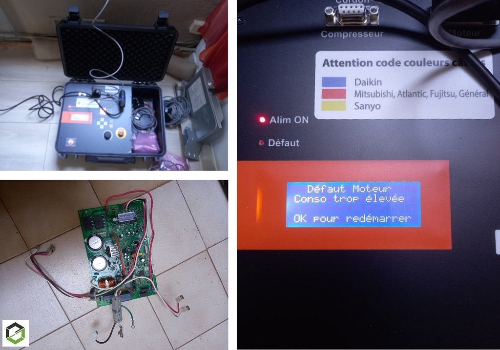Consultez la chantier : diagnostic d'une climatisation mono-split murale fujitsu atlantic
