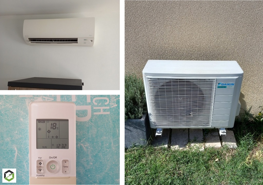 Consultez la chantier : entretien et nettoyage d'une climatisation mono-split murale daikin