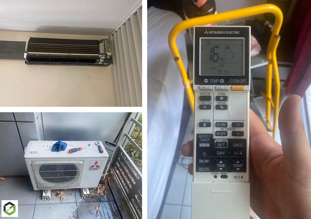 entretien et nettoyage d'une climatisation mono-split murale mitsubishi 