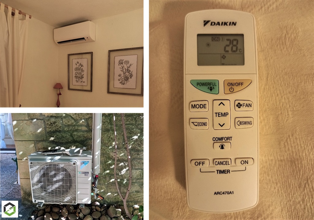 Consultez la chantier : entretien et nettoyage d'une climatisation mono-split murale daikin