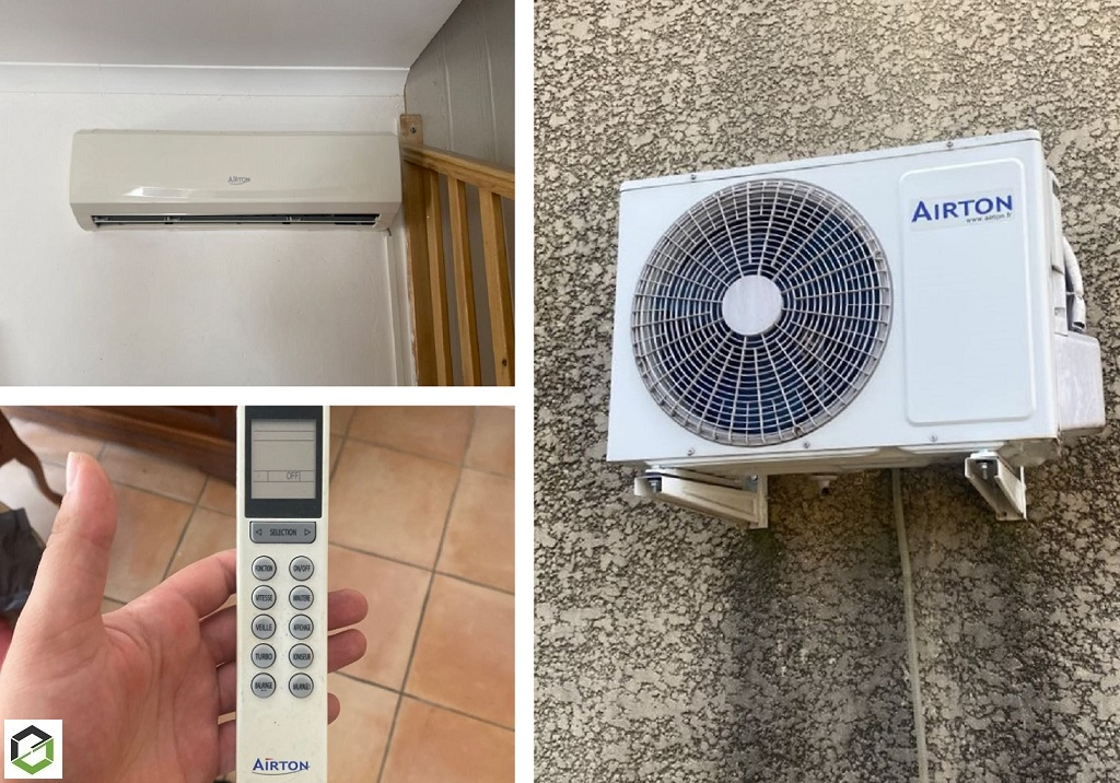 Consultez la chantier : entretien et nettoyage d'une climatisation mono-split murale airton