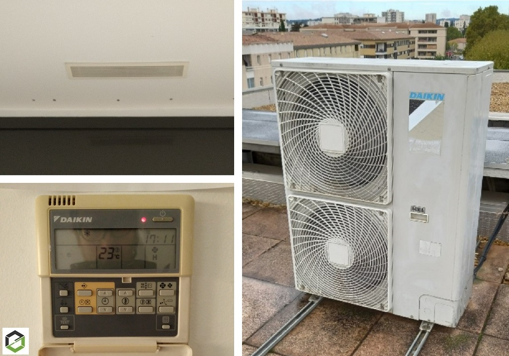 entretien et nettoyage d'une climatisation mono-split gainable daikin