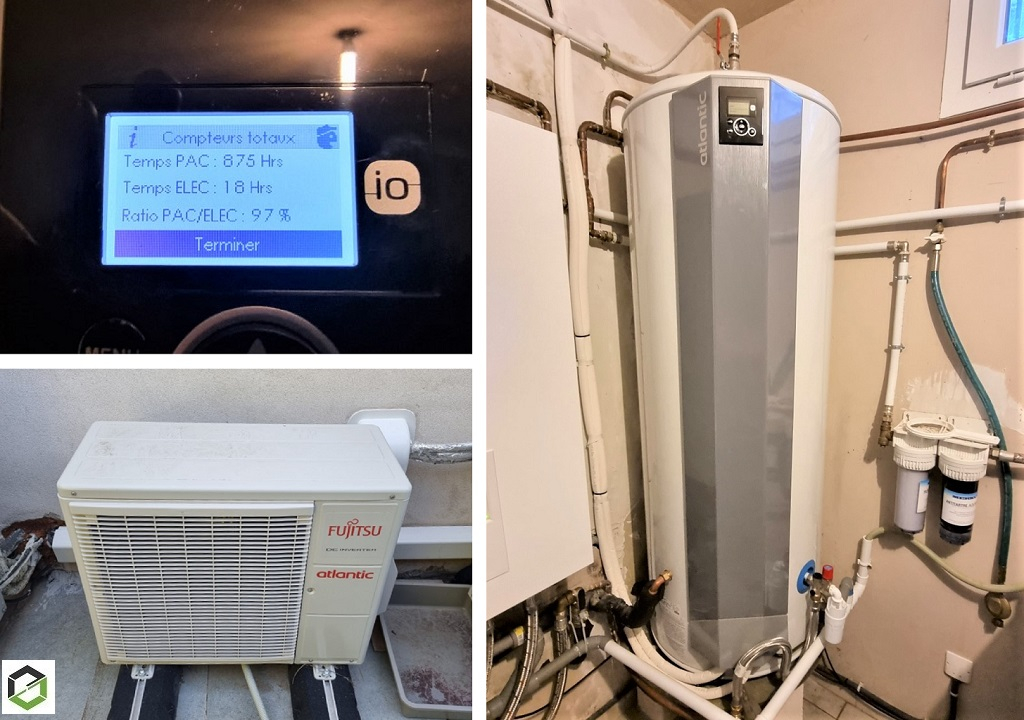 Consultez la chantier : entretien d'un chauffe-eau thermodynamique atlantic - calypso split
