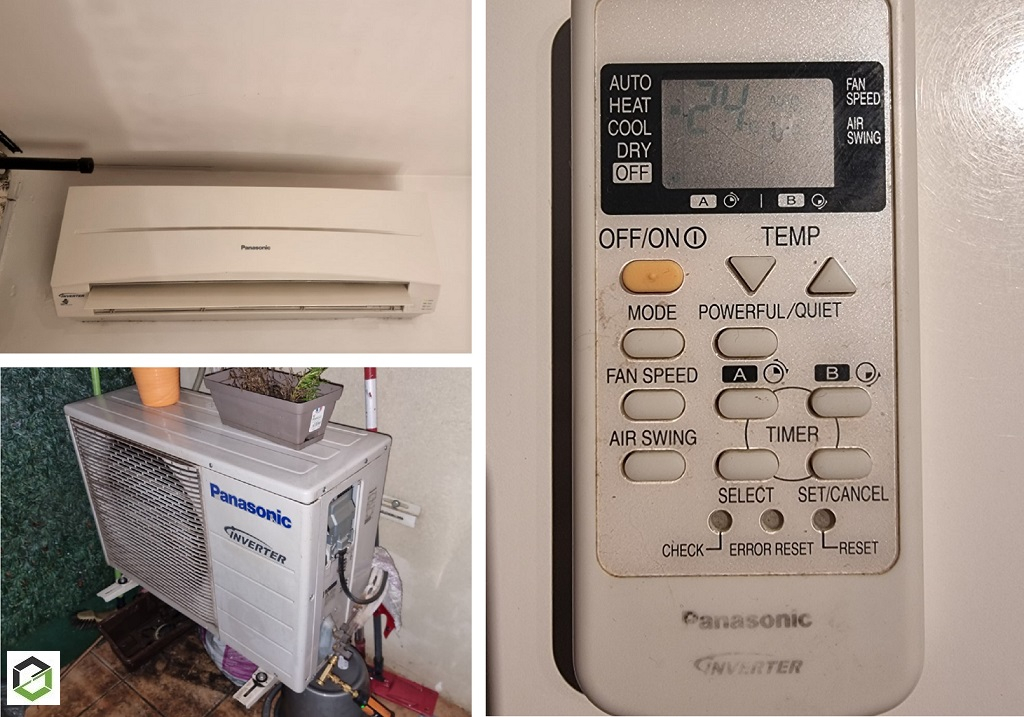 Consultez la chantier : entretien d'une climatisation mono-split murale panasonic