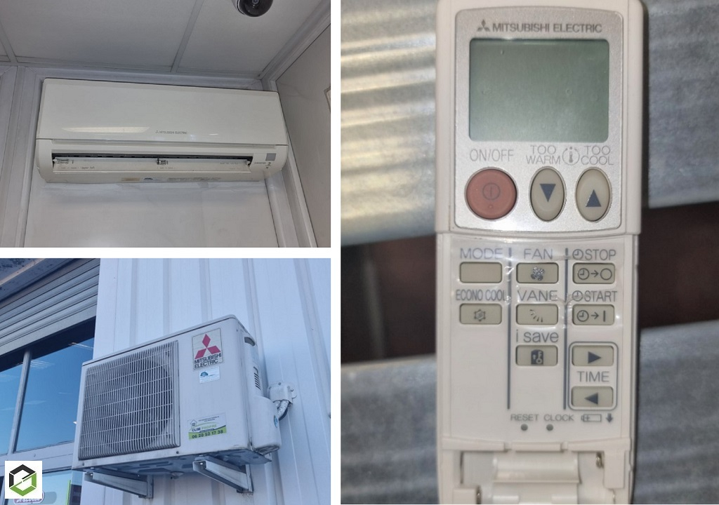 Consultez la chantier : entretien d'une climatisation mono-split murale mitsubishi à ales