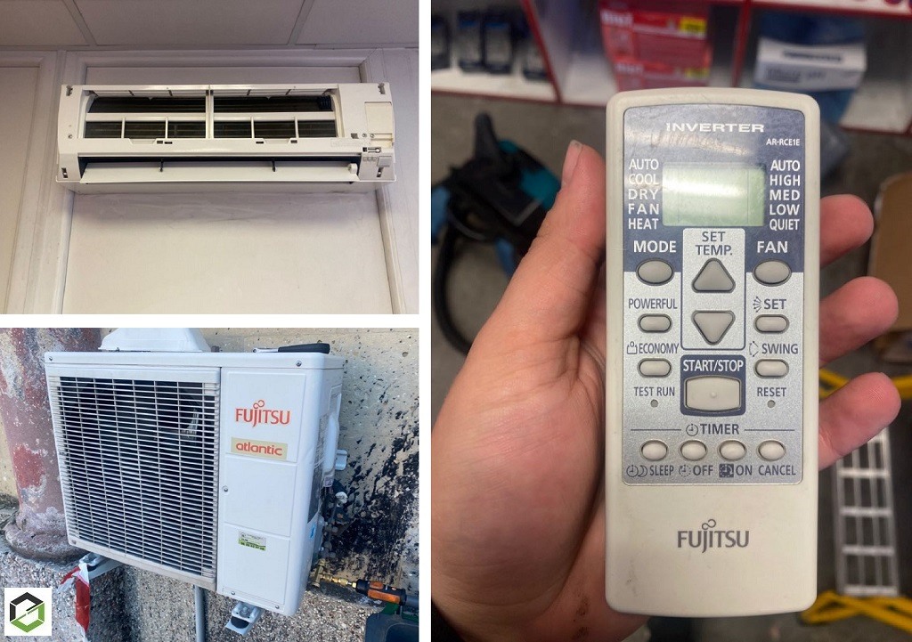entretien d'une climatisation mono-split murale atlantic fujitsu