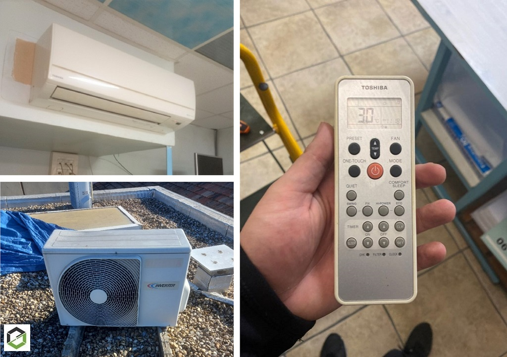entretien d'une climatisation mono-split murale toshiba