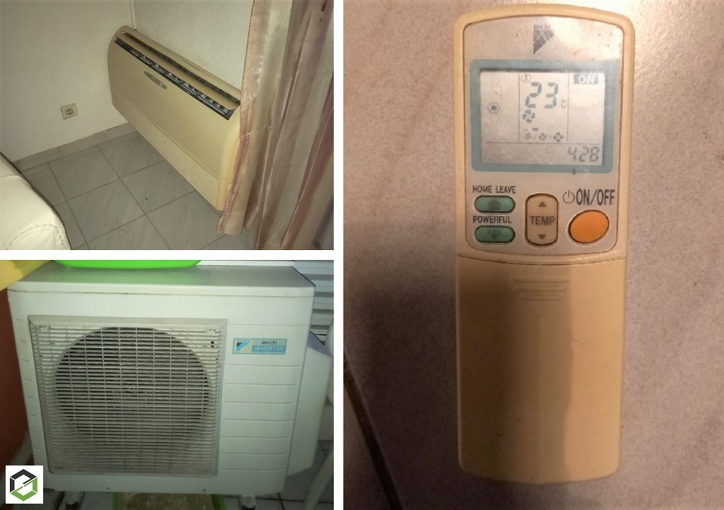 entretien d'une climatisation mono-split console daikin