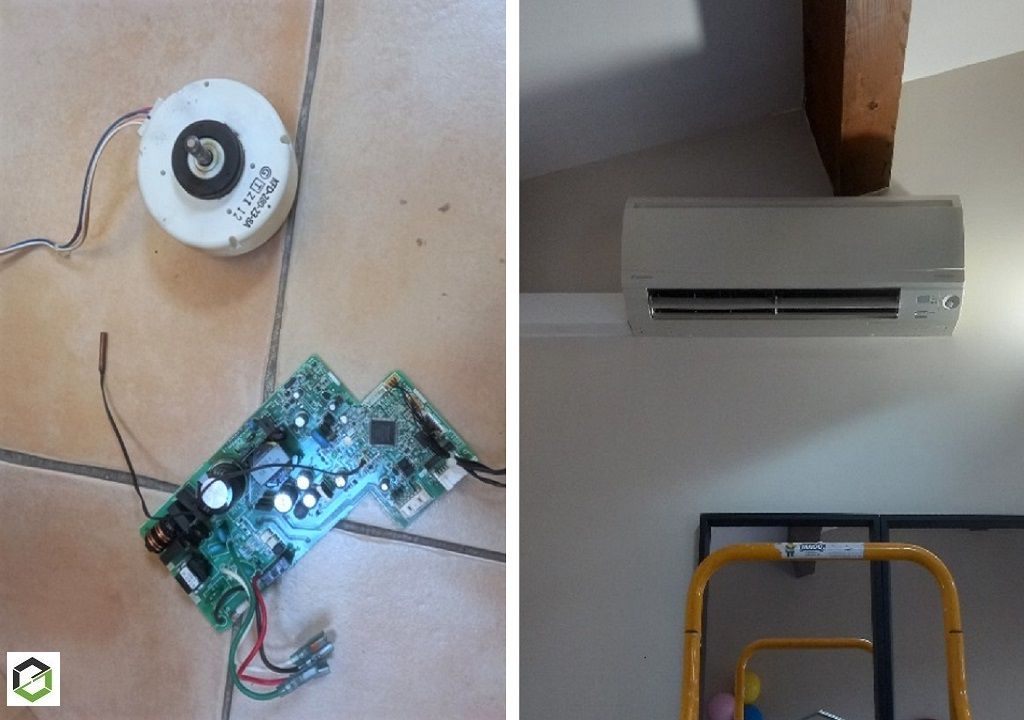 Consultez la chantier : dépannage d'une climatisation mono-split daikin à nîmes