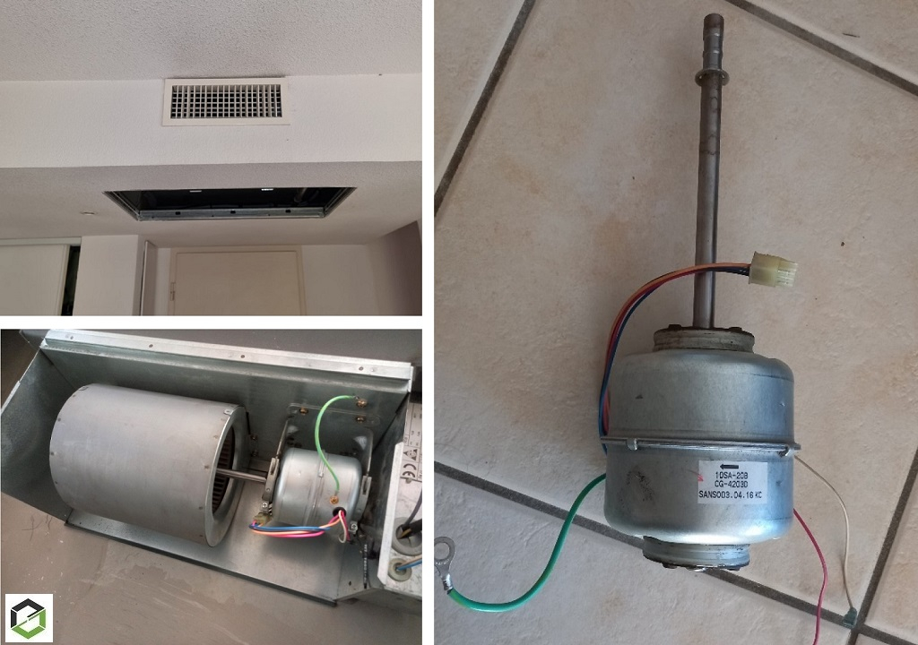 Consultez la chantier : dépannage d'une climatisation gainable daikin (fheyb22bc7v1)