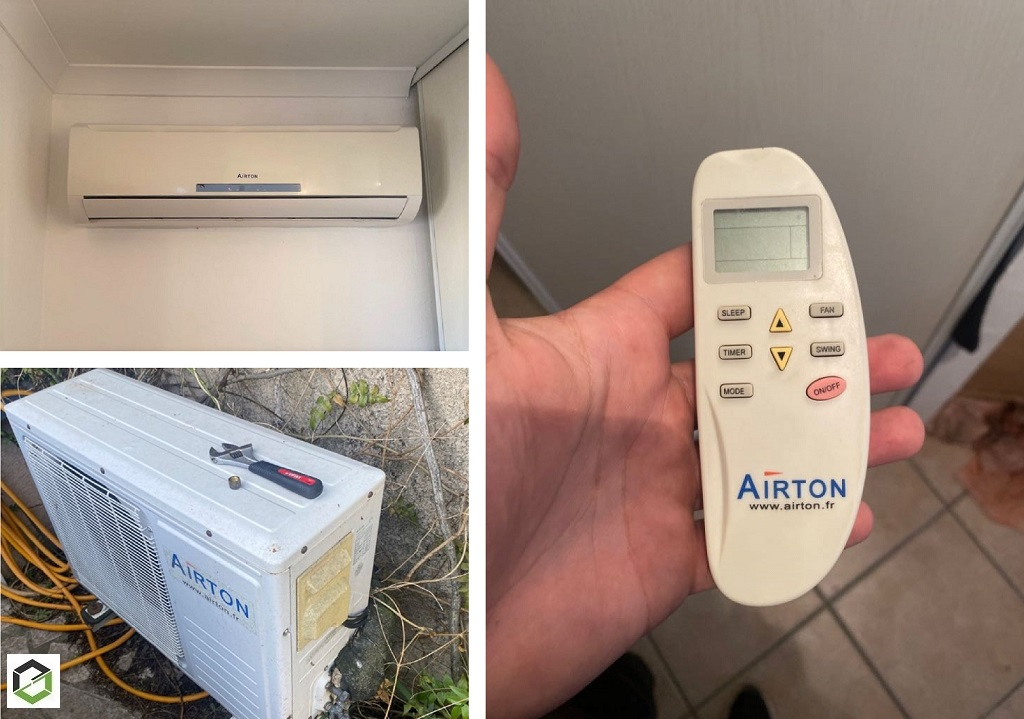 entretien d'une climatisation mono-split murale airton