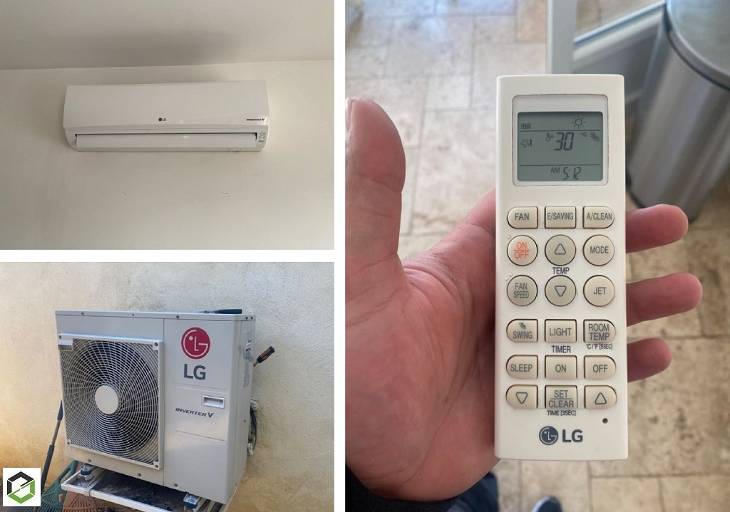 entretien d'une climatisation mono-split murale lg