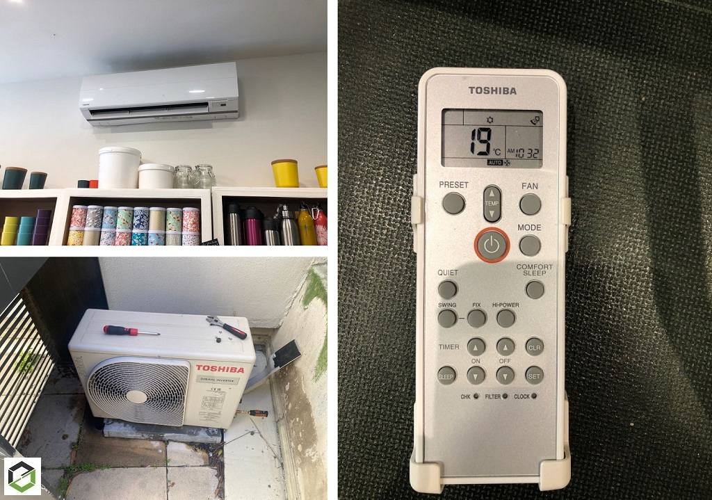 Consultez la chantier : entretien d'une climatisation mono-split murale toshiba