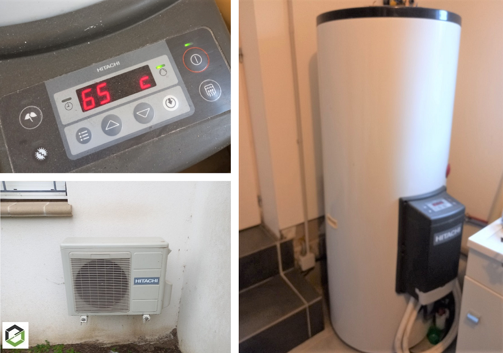 Consultez la chantier : entretien d'un chauffe-eau thermodynamique hitachi