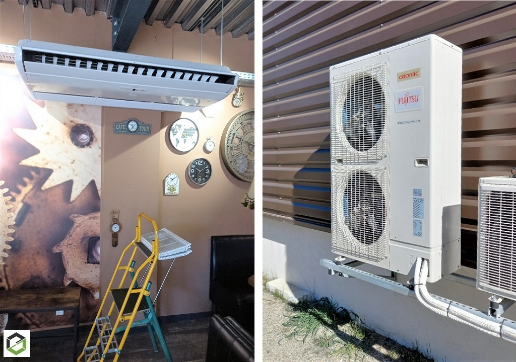 Consultez la chantier : entretien d'un climatiseur mono-split plafonnier fujitsu atlantic à pelissanne