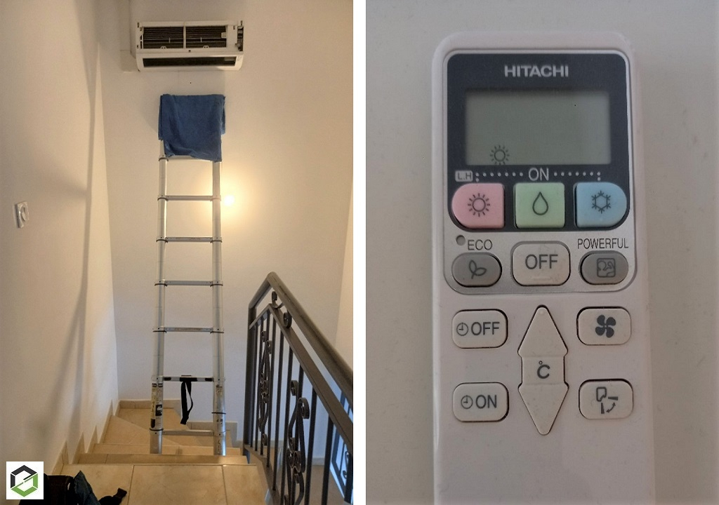 Entretien d'une climatisation mono-split murale HITACHI