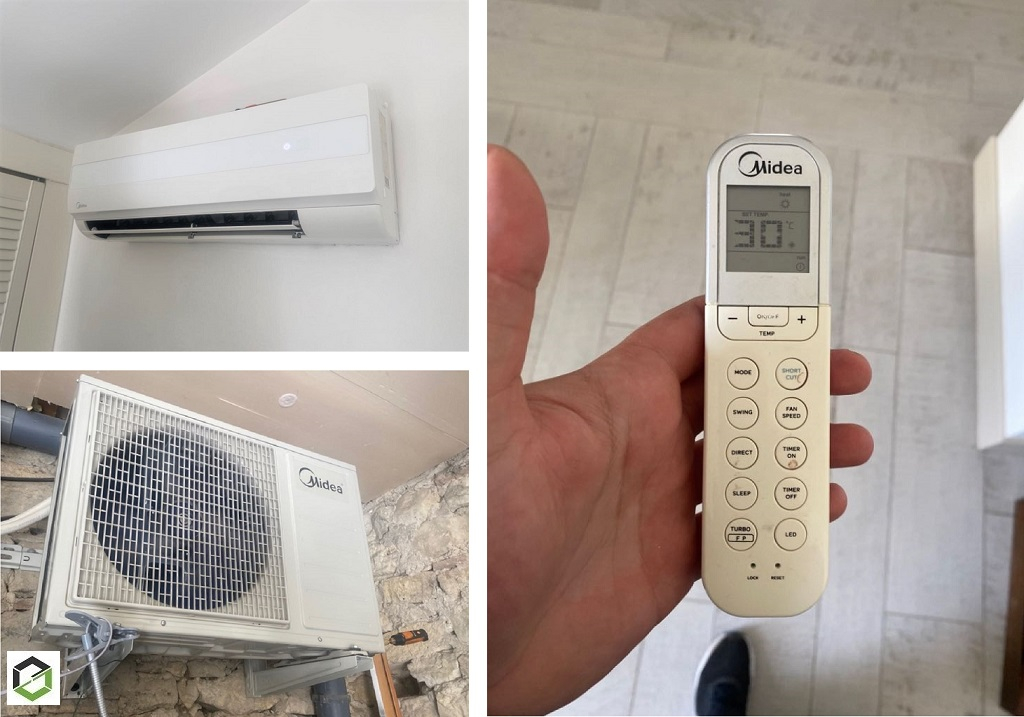 Entretien d'une climatisation mono-split murale MIDEA