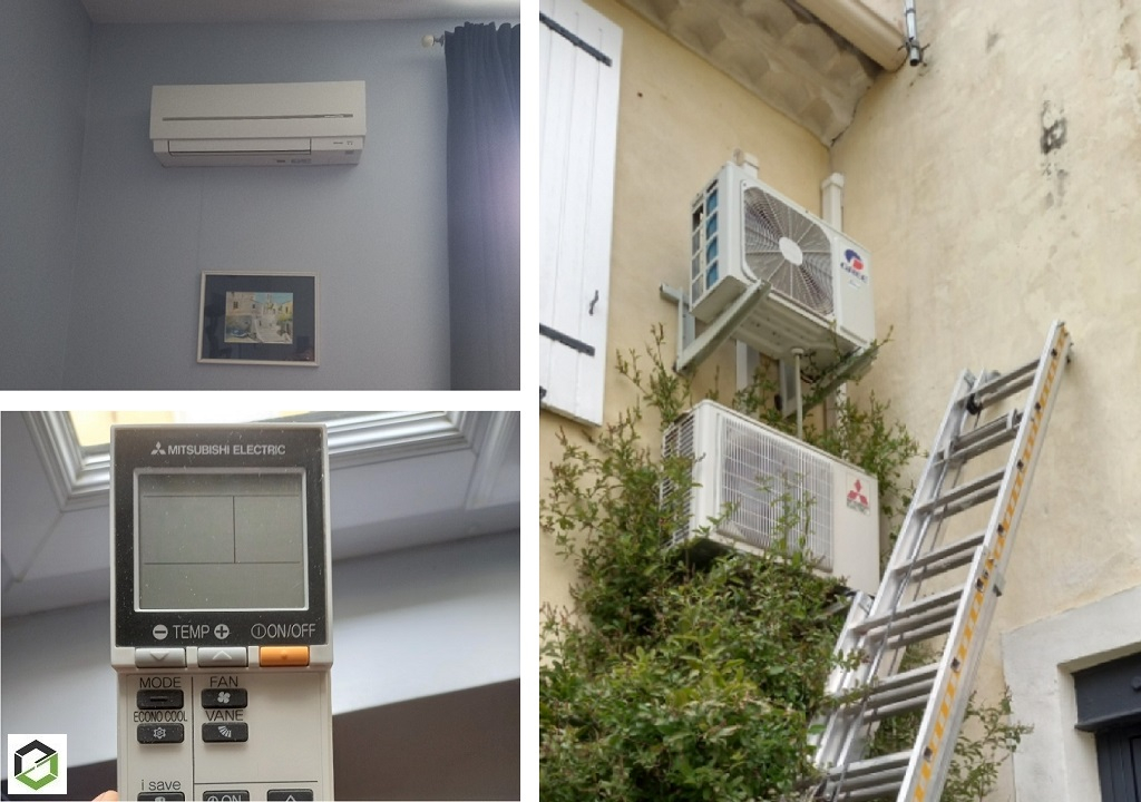 Entretien d'une climatisation mono-split murale MITSUBISHI