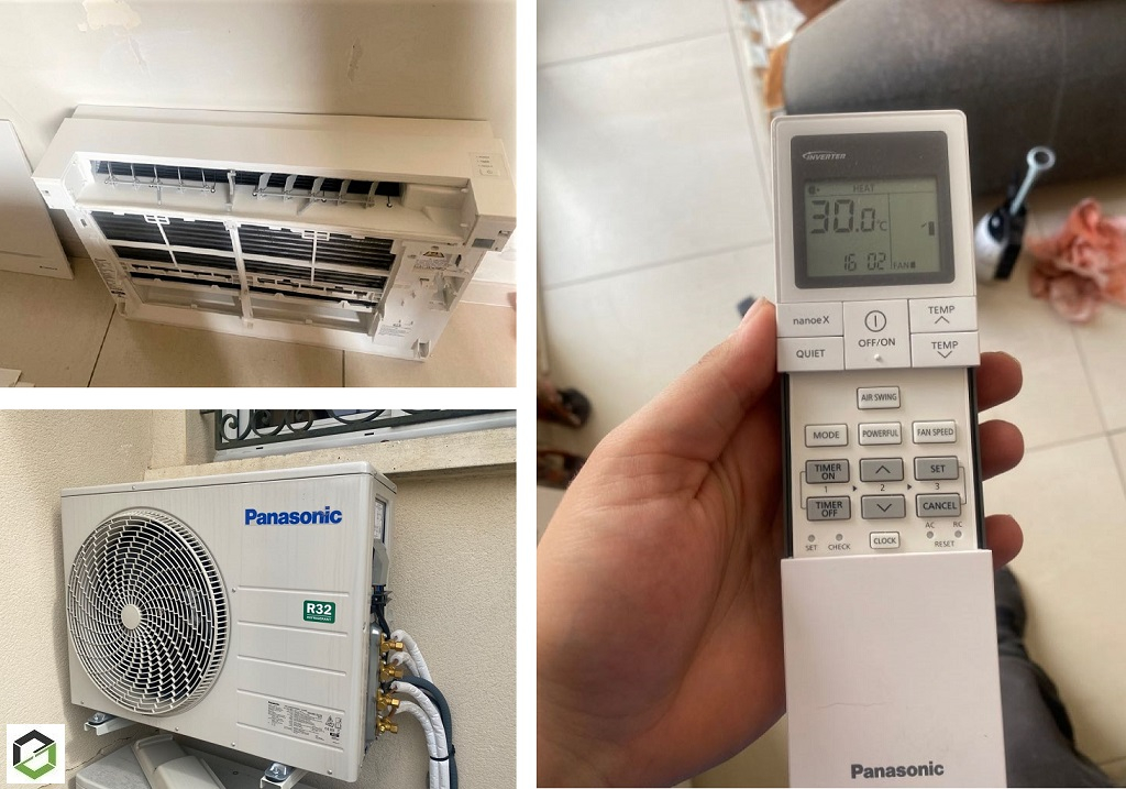 Entretien d'une climatisation bi-split console PANASONIC à UZES