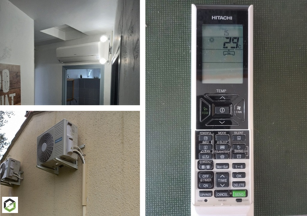 Entretien de 2 climatisations mono-splits murales HITACHI