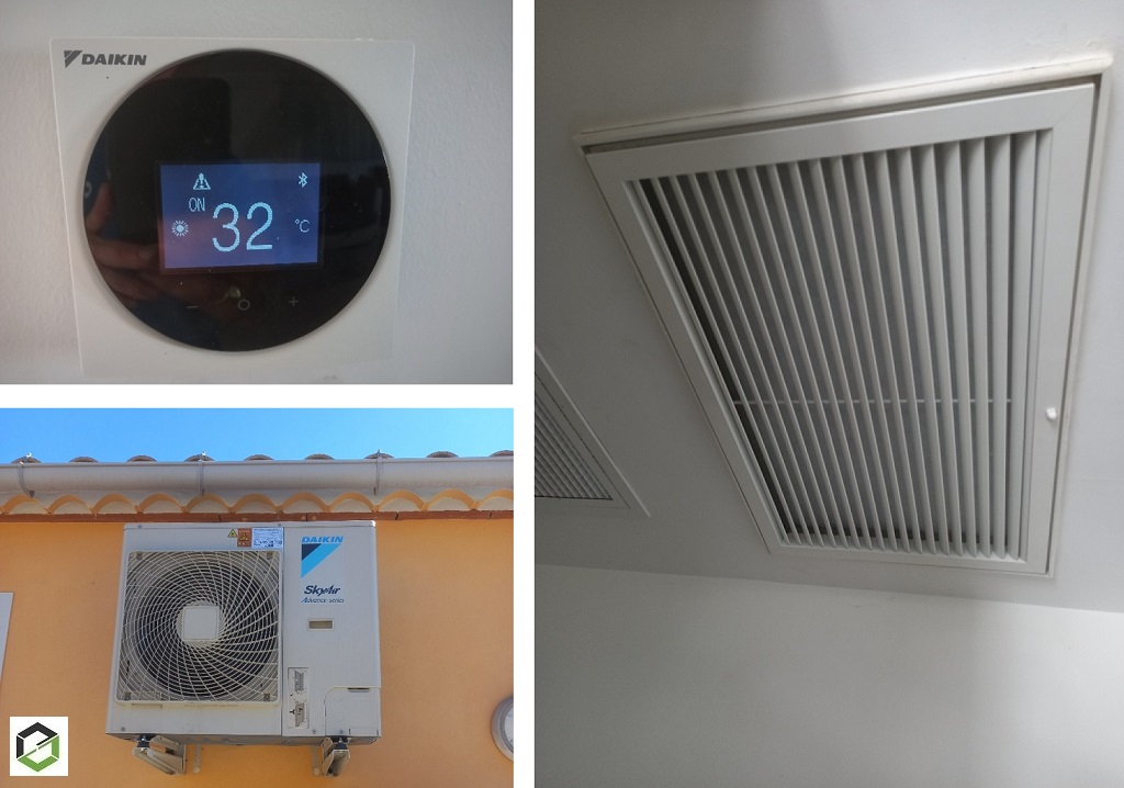 Entretien d'une climatisation gainable DAIKIN