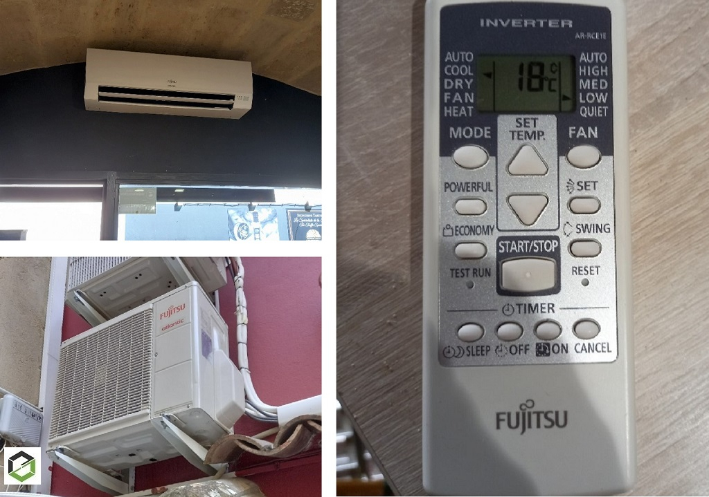 Entretien d'une climatisation mono-split murale FUJITSU ATLANTIC à UZES