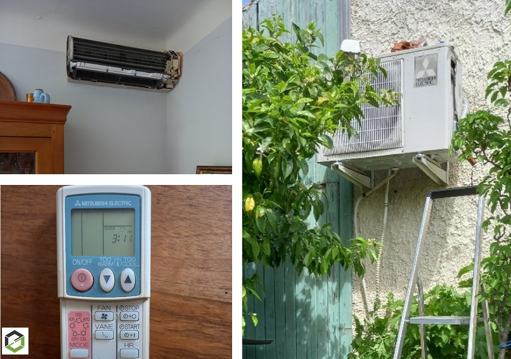Entretien d'une climatisation mono-split murale MITSUBISHI