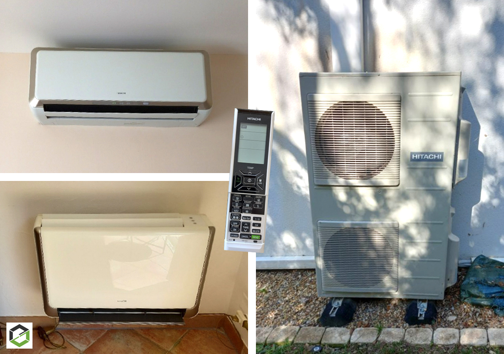 Entretien d'une climatisation 6 postes HITACHI à Nîmes