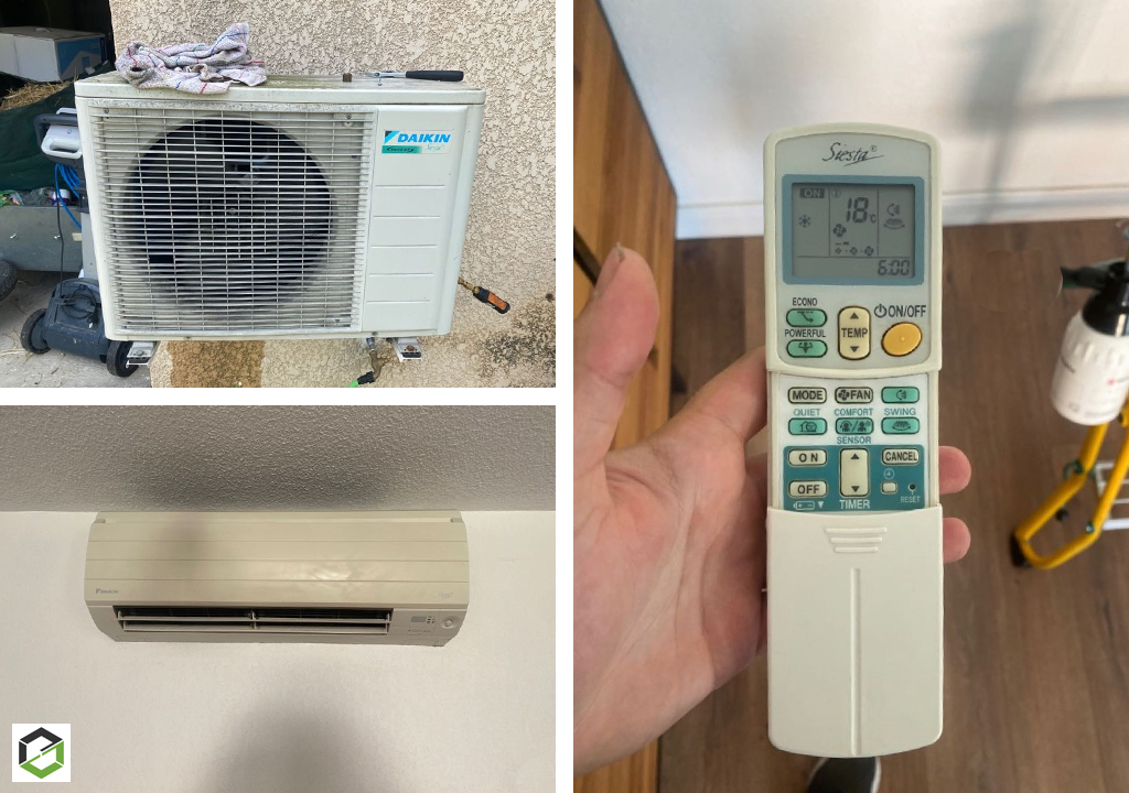Entretien d'une climatisation mono-split murale DAIKIN