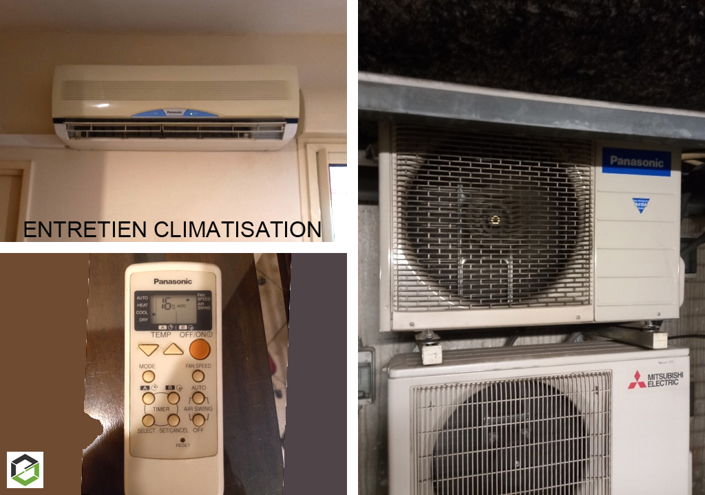 Entretien d'une climatisation mono-split murale PANASONIC