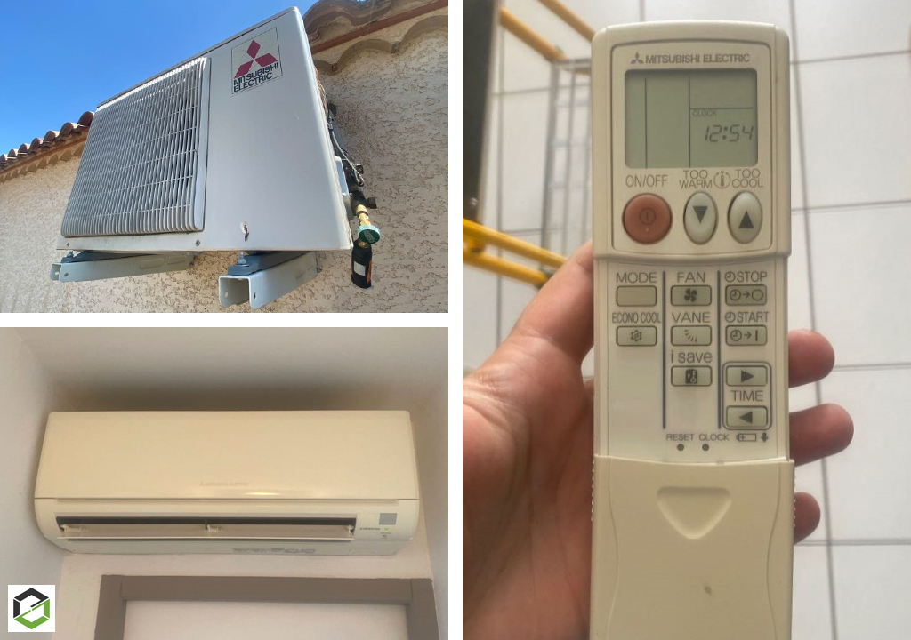 entretien d'une climatisation mono-split murale mitsubishi à aubord