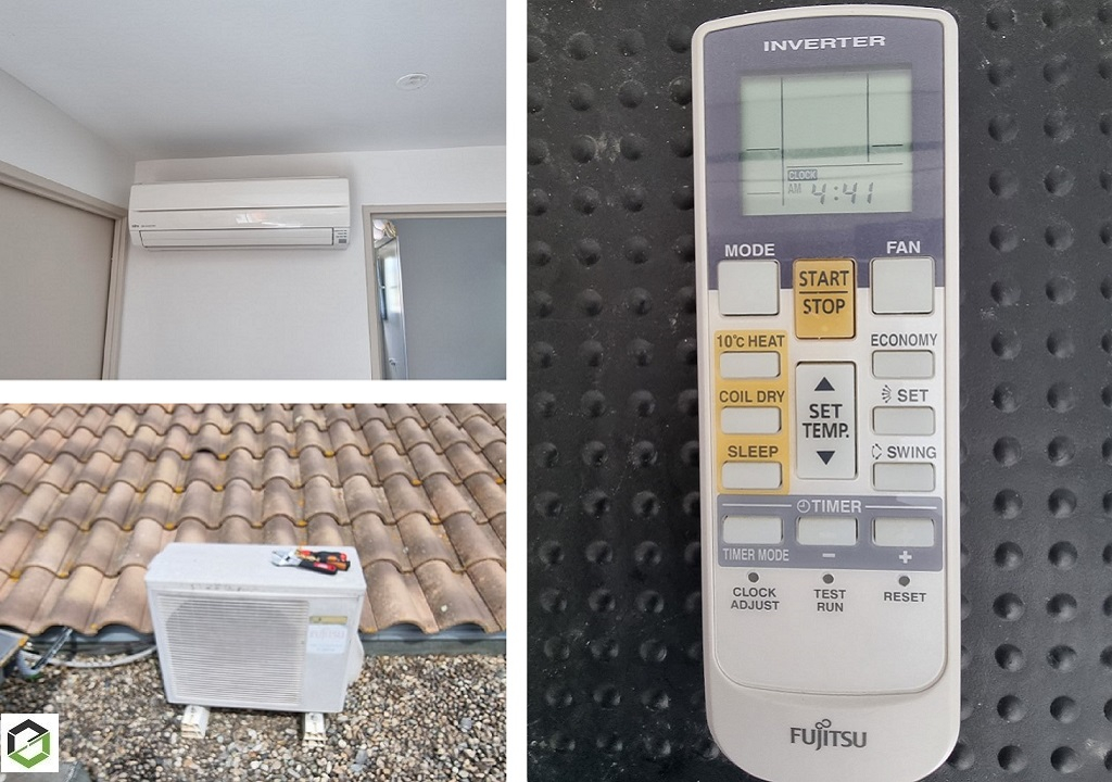 Entretien d'une climatisation mono-split murale FUJITSU ATLANTIC