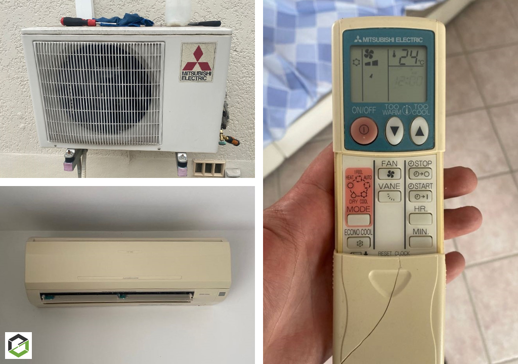 Entretien d'une climatisation mono-split murale MITSUBISHI