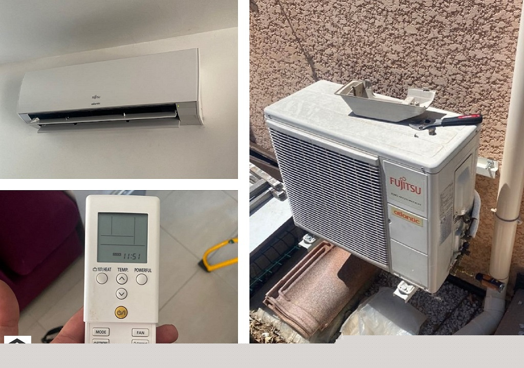 Consultez la chantier : entretien d'une climatisation mono-split murale fujitsu atlantic