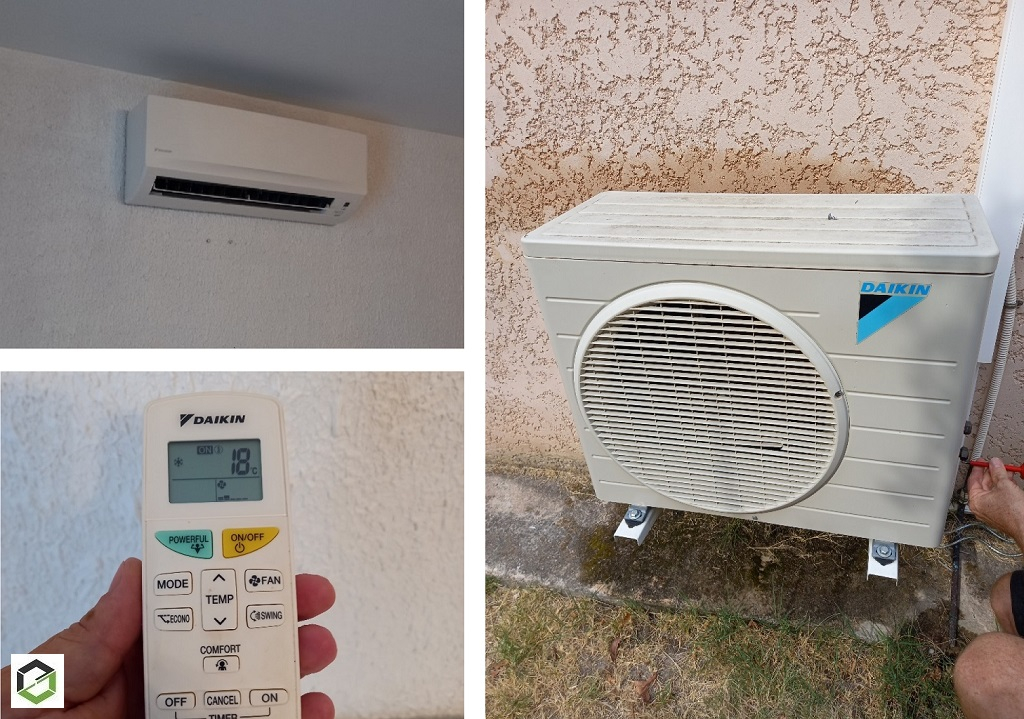 Entretien d'une climatisation mono-split murale DAIKIN à UZES