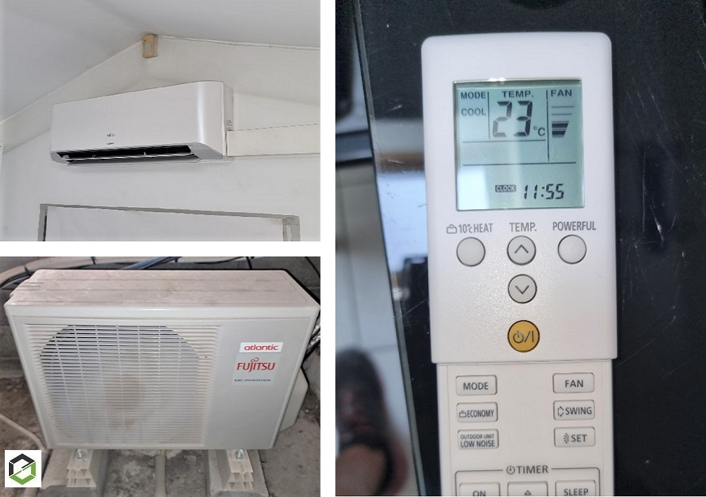 Entretien d'une climatisation bi-split murale FUJITSU ATLANTIC
