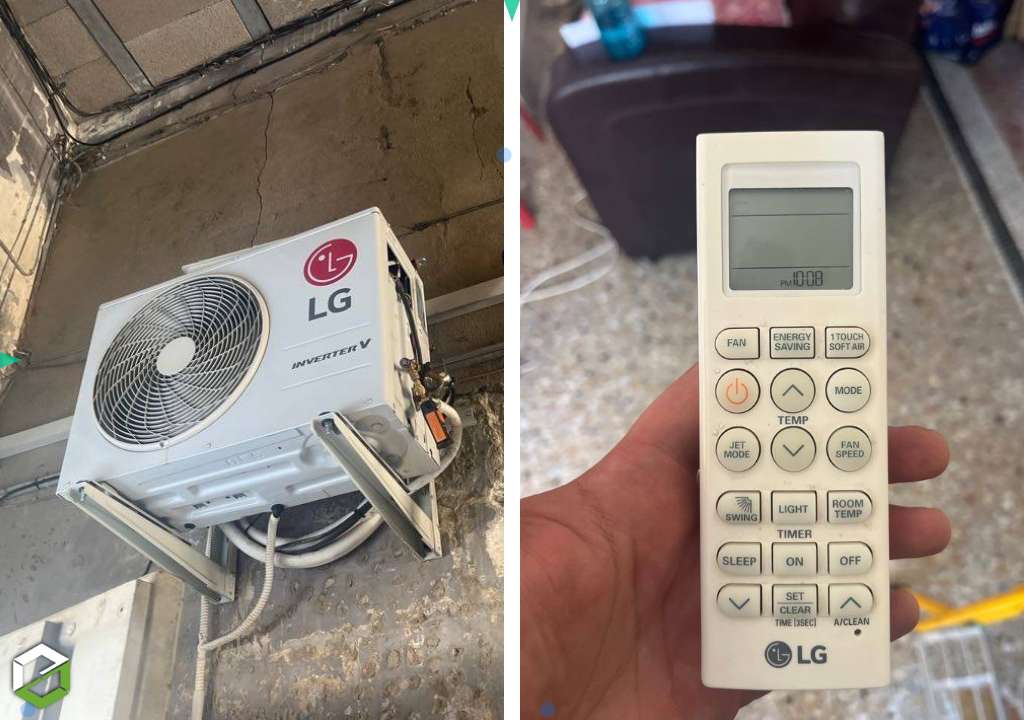 Consultez la chantier : maintenance climatisation mono-split murale lg