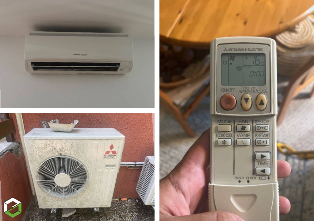 Consultez la chantier : maintenance climatisation mono-split murale mitsubishi