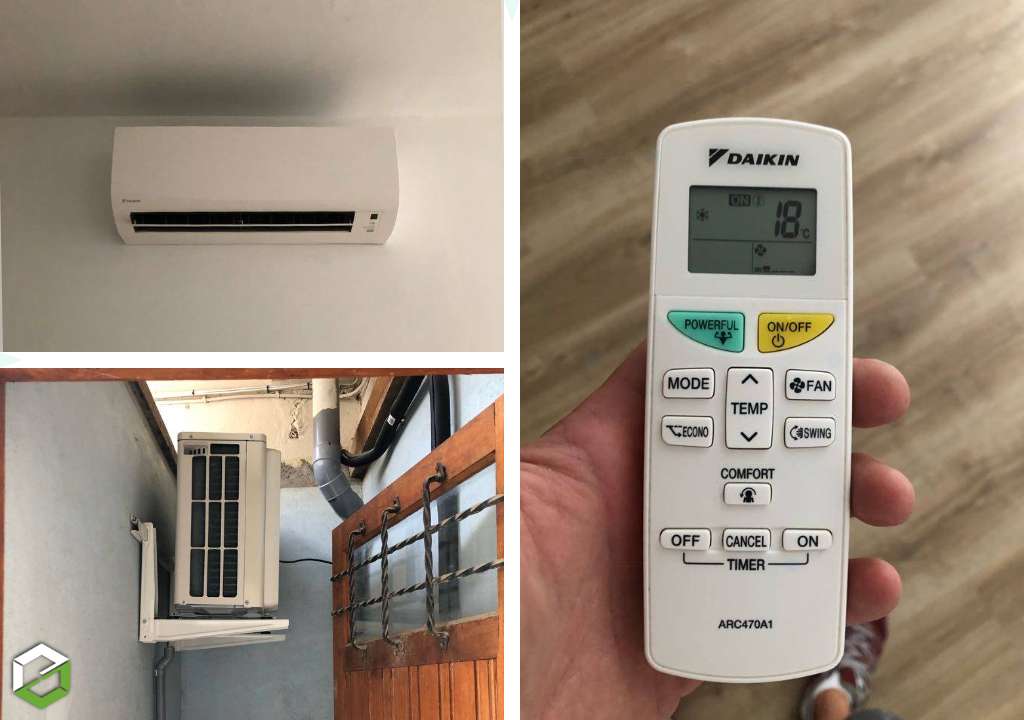 Entretien d'une climatisation mono-split murale DAIKIN