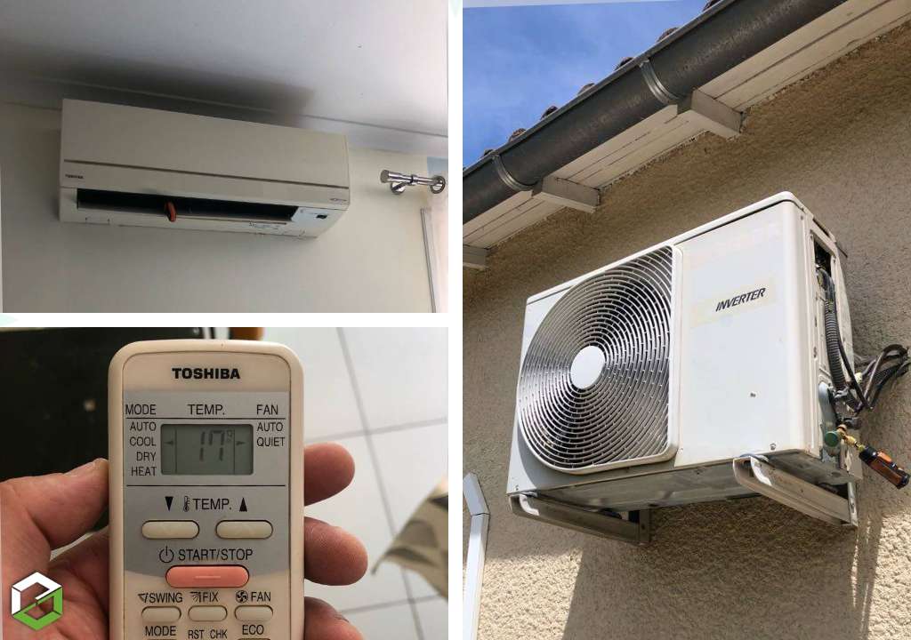 Maintenance climatisation mono-split murale TOSHIBA à SAINT-COME-ET-MARUEJOLS