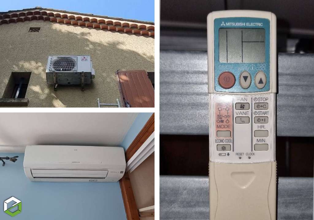 maintenance d'une climatisation mono-split murale mitsubishi