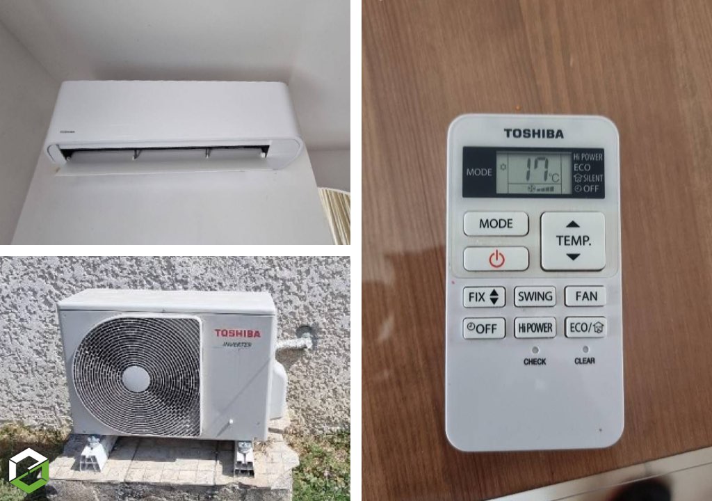 Maintenance climatisation mono-split murale TOSHIBA à MEJANNES LES ALES