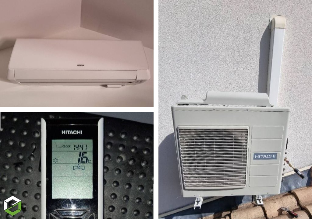Maintenance climatisation tri-split muraux HITACHI à UZES