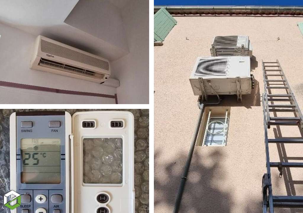 Consultez la chantier : maintenance climatisation bi-split murale sangha à nimes