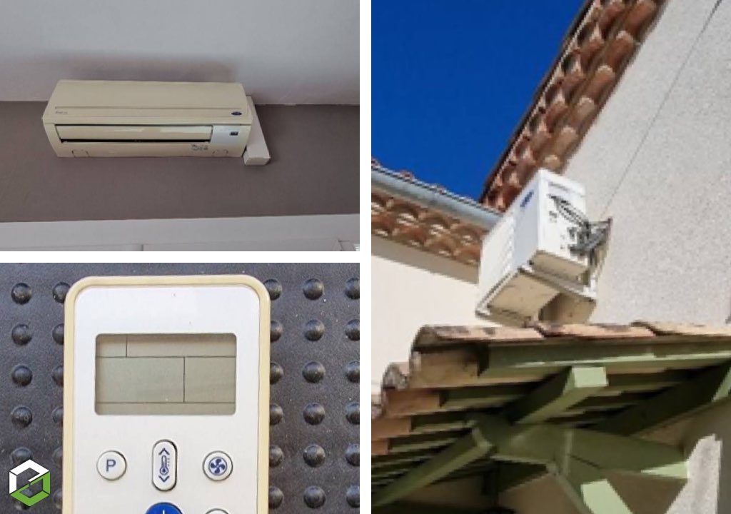 Consultez la chantier : maintenance climatisation bi-split murale carrier à uzes